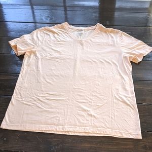 Peach V neck tee size xxl